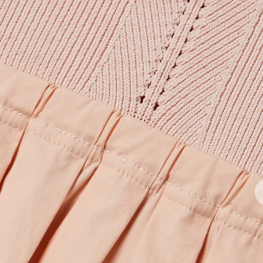 Proenza Schouler White Label Tori Knit Dress in Brushed Poplin - Picture 3 of 3